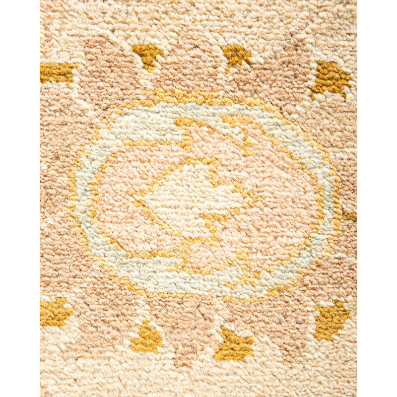 Seinna One-of-a-Kind 9' 5" X 11' 4" 2000s Wool Area Rug in Ivory