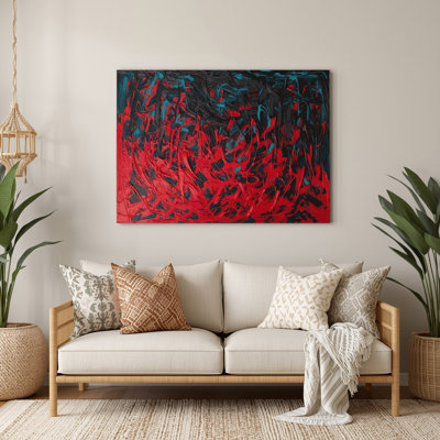 «Neo Expressionism 10», art mural en métal noir