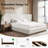 Muse Upholstered Wide Headboard Bed