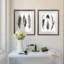 Watercolor Feathers I - Ensemble de 2 reproductions de cadres photo sur papier-67568143