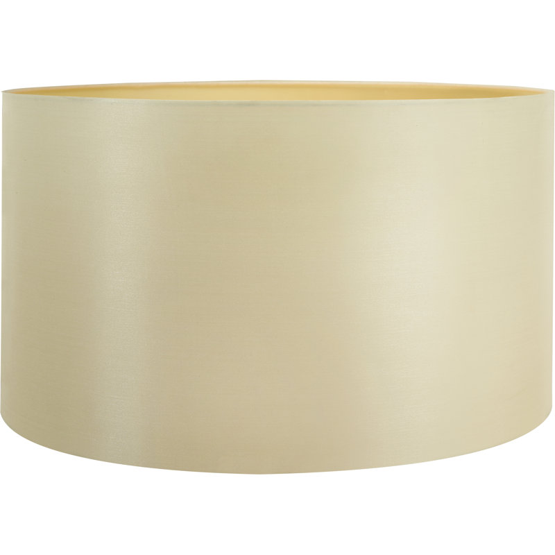 Hindenach 26cm H Silk Drum Lamp Shade ( Screw On ), Almond