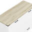 Grand lit escamotable style ferme avec station de charge, lit plateforme pliable avec grand tiroir de rangement pour chambre d'amis, petite chambre-133423709