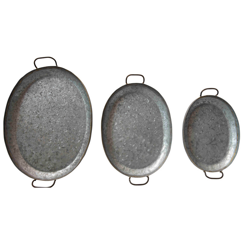 Metal Tray - Set of 3