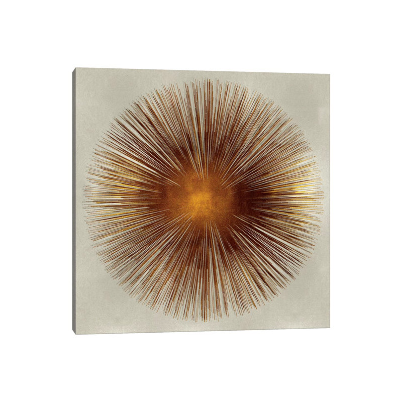 «Bronze Sunburst I», impression sur toile tendue, H 37 po x l 37 po x p 1,5 po