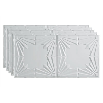 Panneau de plafond décoratif en vinyle 2 pi x 4 pi FASÄDE Art Deco