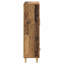  Highboard Black Oak 70 X 31 X 115 Cm Engineered Wood-1774887604