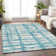 Premium Machine Washable Prisco Teal Rug