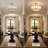 4-Light Lotus Semi-Flush Mount Ceiling Light