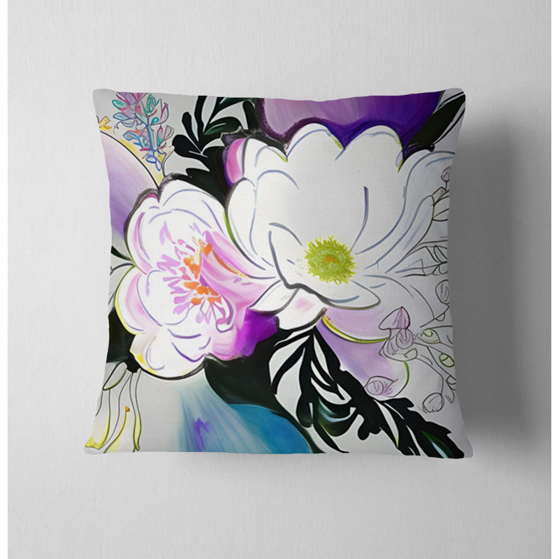 Throw Pillow, 16"H x 16"W, Pillow Cover Only - No Insert