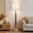 Lucas 61 in. Mid-Century Modern LED Energy Efficient Floor Lamp