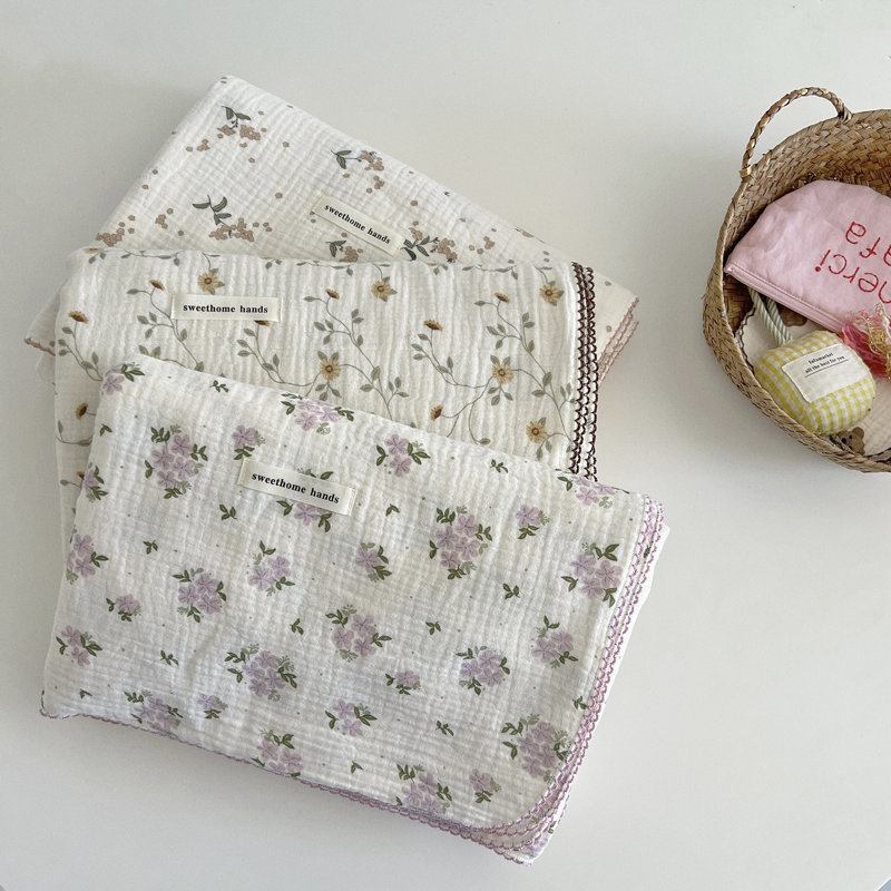Couverture mignonne pour bébé en coton