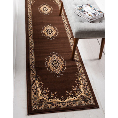 Tapis oriental noir Balthrop