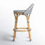 Tabouret de comptoir à dossier bas Ellie-1443711655