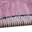 Tapis rond en cuir de vache améthyste La Quinta-313687698