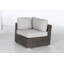Ensemble de conversation pour 3 personnes avec coussins Kynan Wicker