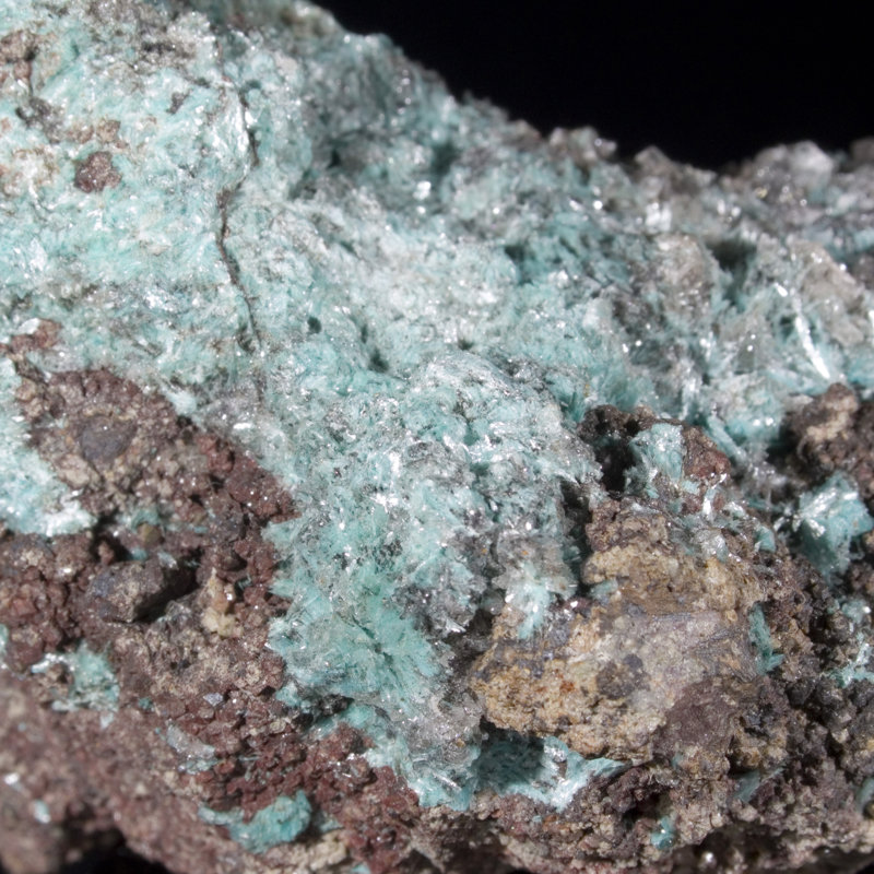 Aurichalcite. Santa Eulalia Mine, Mexico