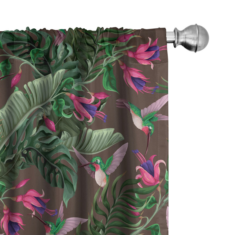 Semi Sheer Curtain Pair, 28" W x 84" L