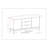 Harper Solid Hardwood Sideboard Buffet In Walnut Brown