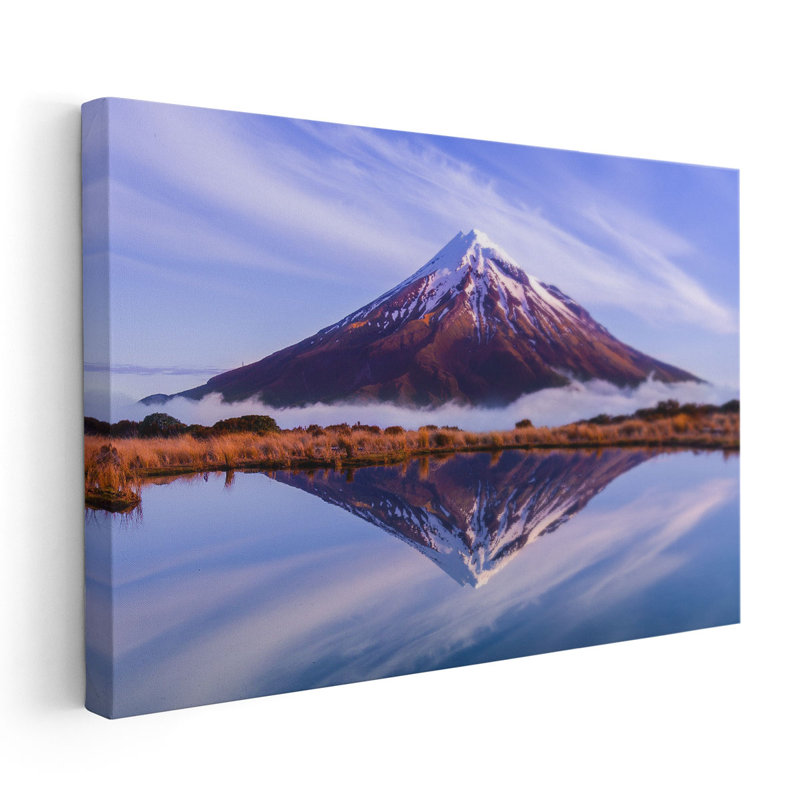 Mont Taranaki en Nouvelle-Zélande, H 32 po x l 48 po