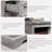Breshauna 24" Tall Farmhouse Nightstand With Charging Station, Wood End Table With With 2 Drawers, Built-In Outlets-1680905562