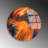 Decorative Tempered Glass Painting, Shatter-Resistant, 11.8 in Diameter | 100% Tempered Glass, 0.16 in Thick | High-Resolution UV Print on Back Surface, Easy to Clean, Vibrant Colors, Includes Attached Hanger
