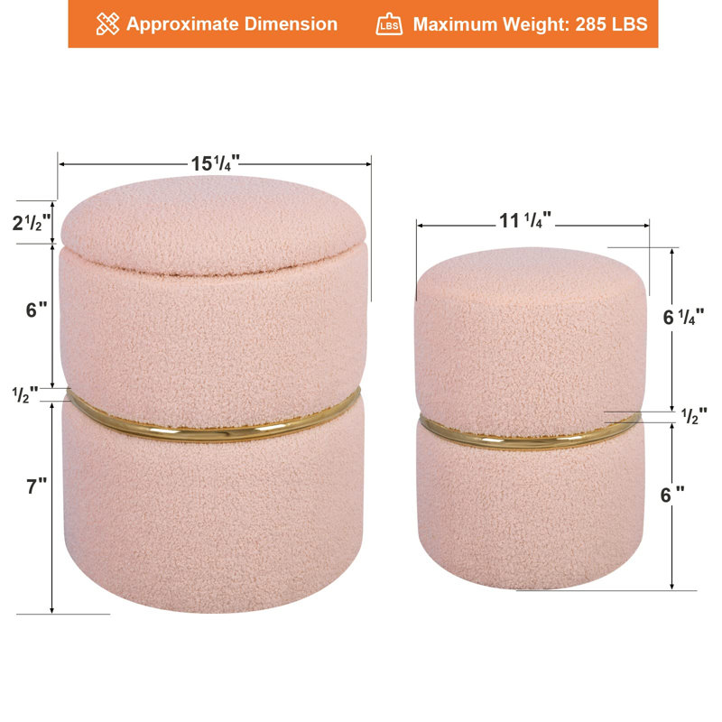Manufactured Wood Accent Stool
