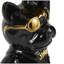 Sculpture bouledogue en céramique Patrici avec accents dorés-35106760
