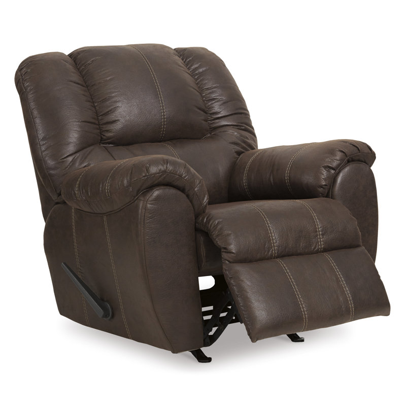 Fauteuil inclinable manuel standard 41 po Pinard, Mélange de polyester couleur noyer