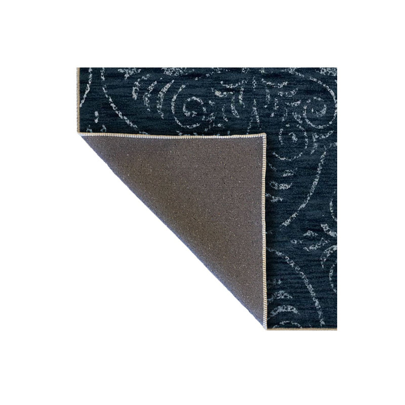 Tapis décoratif lavable à la machine Vintage, Sous-tapis rectangulaire de 3 pi 3 po x 4 pi 11 po