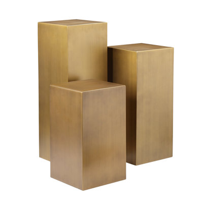 Miami 3 Piece Pedestal Plant Stand Set