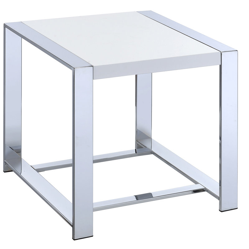 Table de bout Lauritz, Blanc