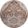 Premium Machine Washable Prisco Terracotta Rug