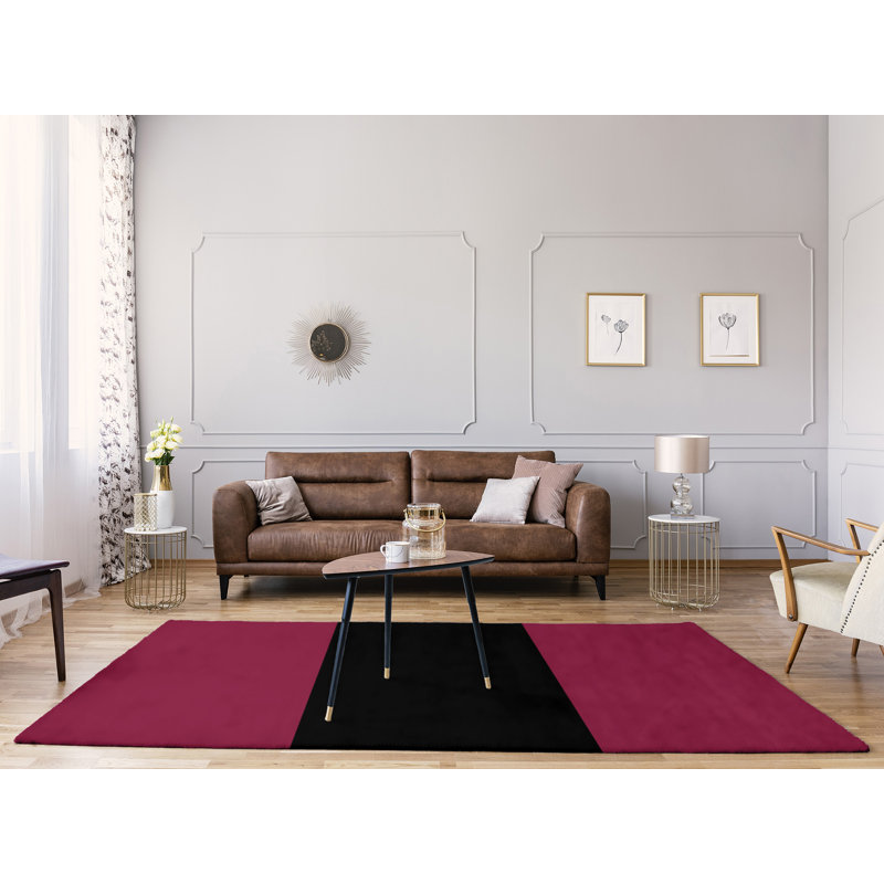 Tapis de zone rouge/noir, Rectangle 9 pi x 12 pi