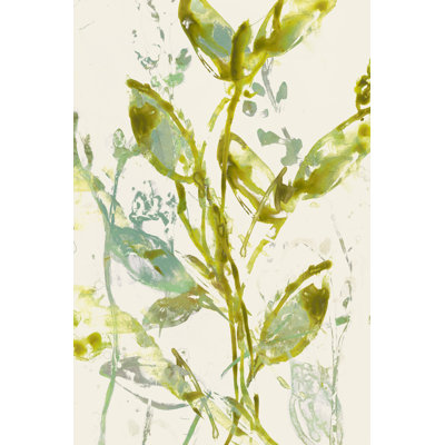 Leaves I by Jennifer Goldberger - Painting