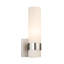 Appliques murales, Applique murale 1 lumière Ada, Éclairage de meuble-lavabo vintage avec tube en verre-28100164