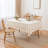 Beige Cotton-linen Blend Rectangular Tablecloth-982091317
