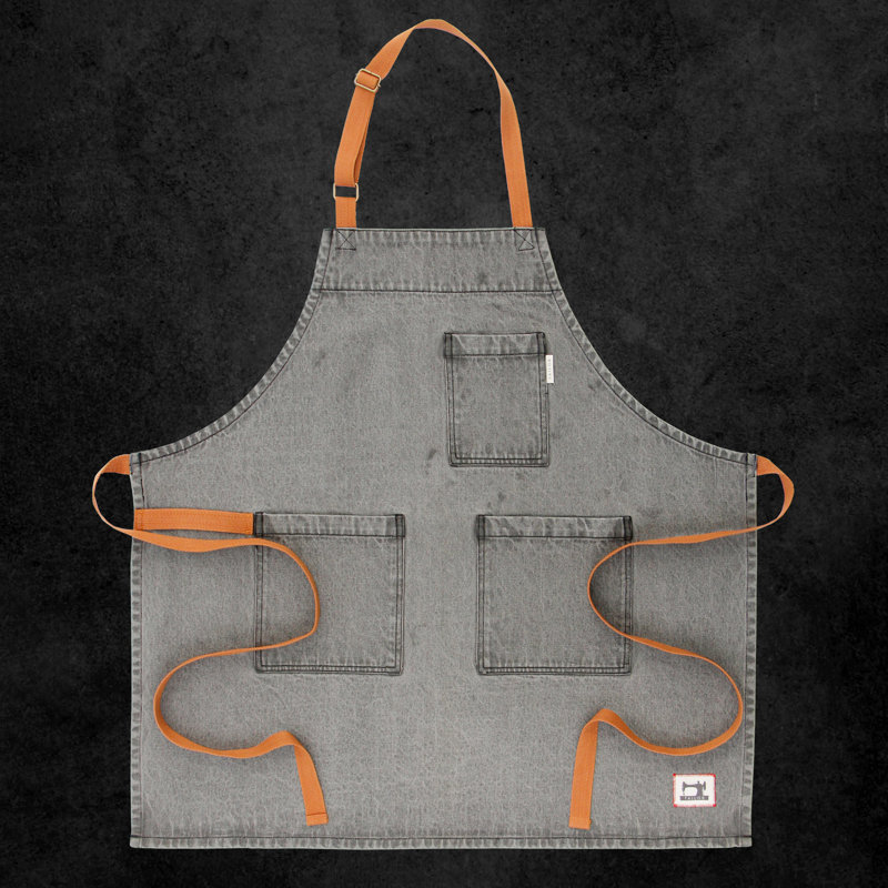 Tablier KAF Home Denim Tailor, Gris