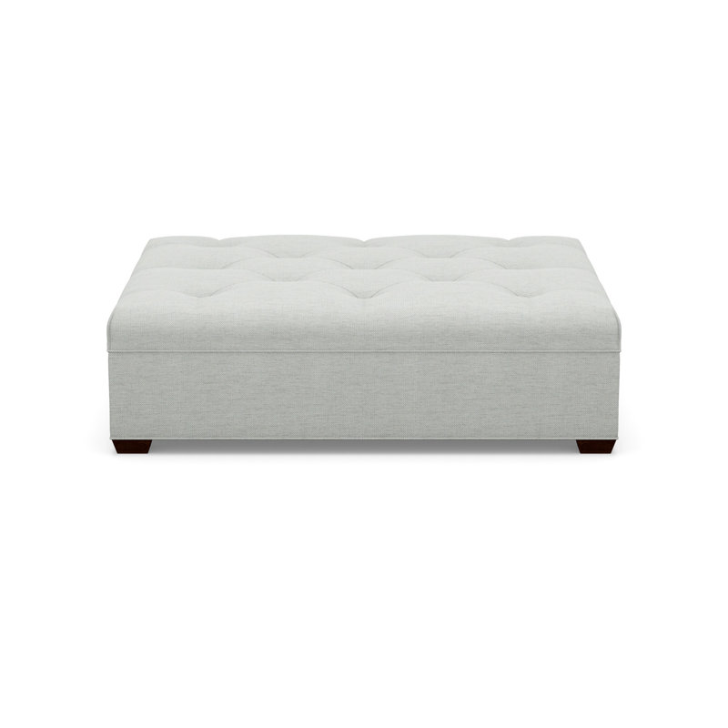 Tufted Ottoman, 8938-45, Walnut