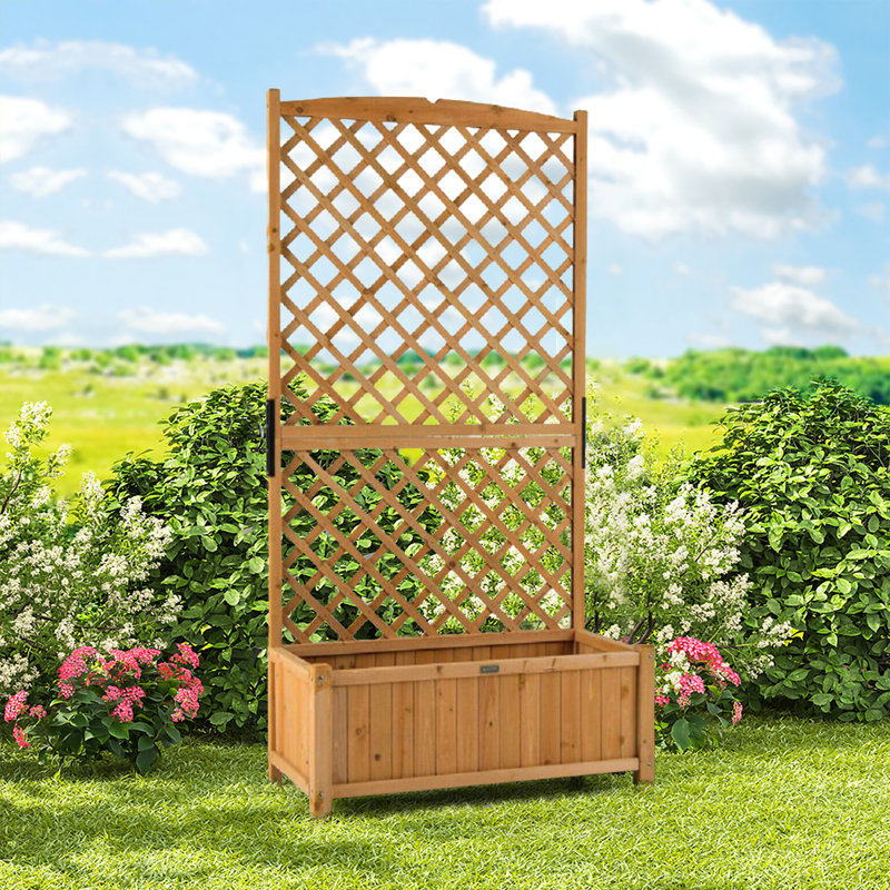 Mukhtiyar Handmade Wood Raised Garden Bed