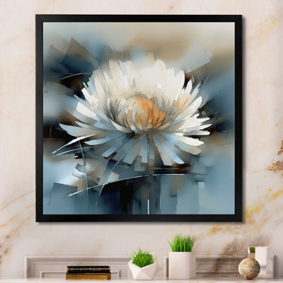 Impression artistique sur toile Khateb chrysanthème