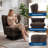 Swivel Accent Chair, 360° Comfy Modern Sofa Chair with Oversize Base, 20.8'' Extended Seat with Cozy Cotton Filling-695912062