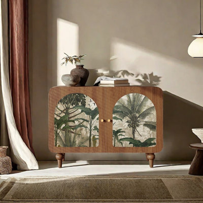 Armoire d'appoint en bois massif de style français