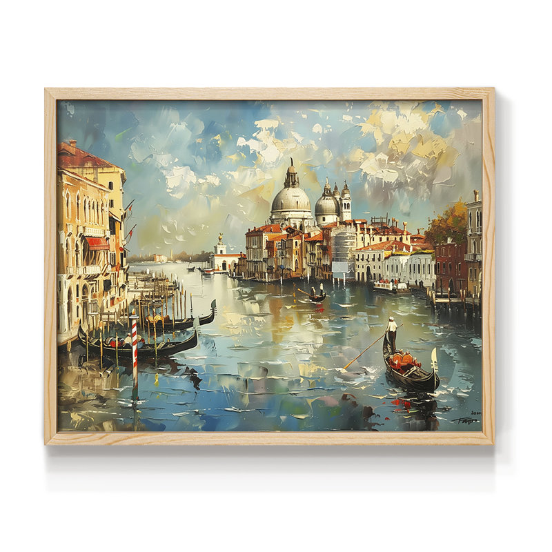 Nautical Series-CCIX -Framed Print - Restickable, Natural, 22" H x 28" W