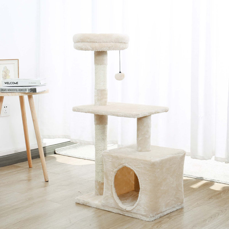 Jouet pour chat 3,5 po, Beige