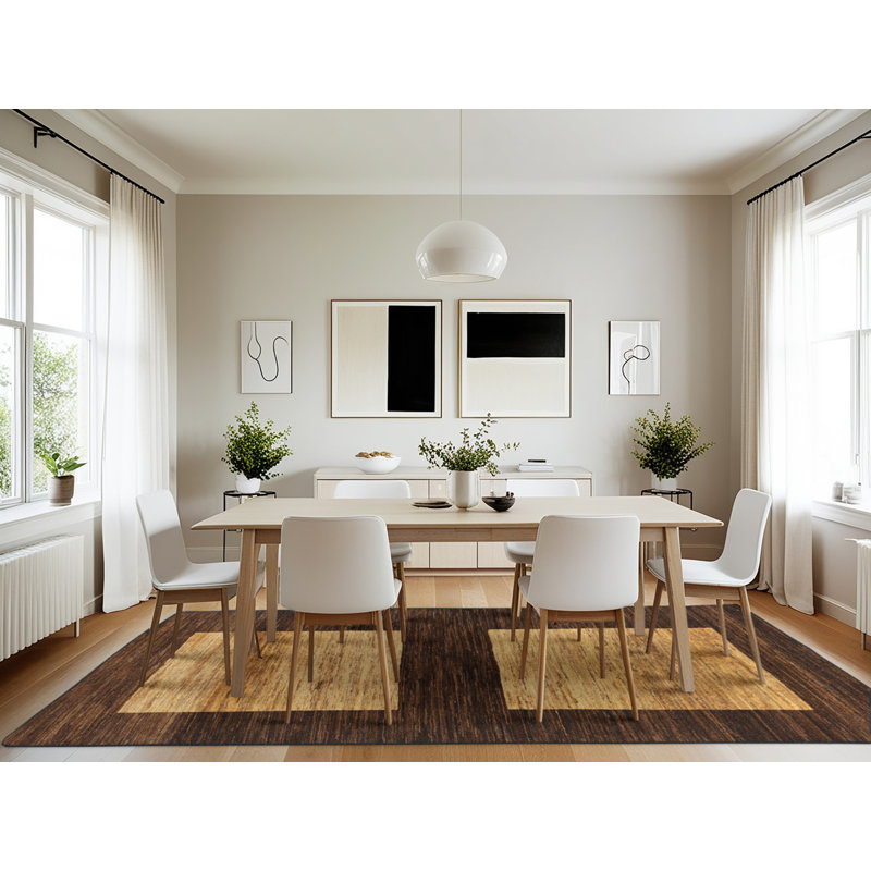 Abstract Indoor Rug, Rectangle 7' W x 10' L