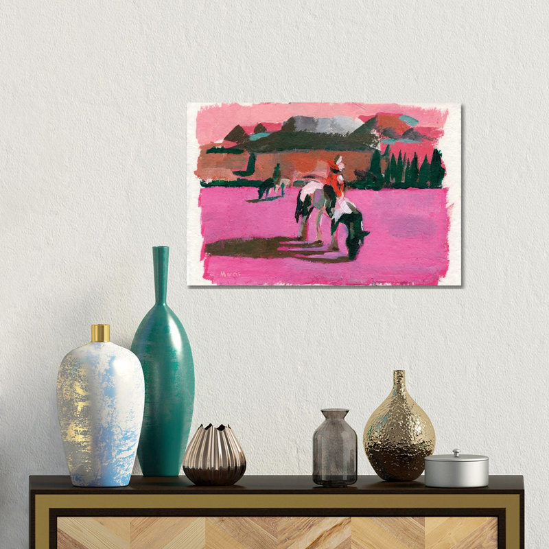 Pink Fields, 30.48 cm H x 45.72 cm W x 1.905 cm D, Does Not Apply