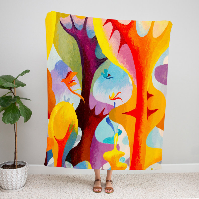 Throw Blanket, 60" L x 51" W