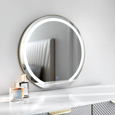 Iron Round Mirror