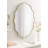 Scalloped Oval Bathroom Mirror-2137868748
