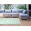 Garden Carpet Tiles Green White S
